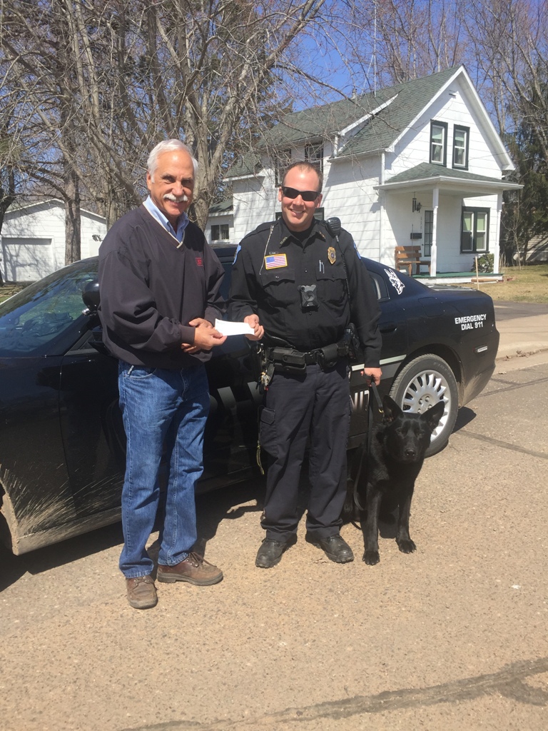 18 04 Association Donation to Turtle Lake Police Small