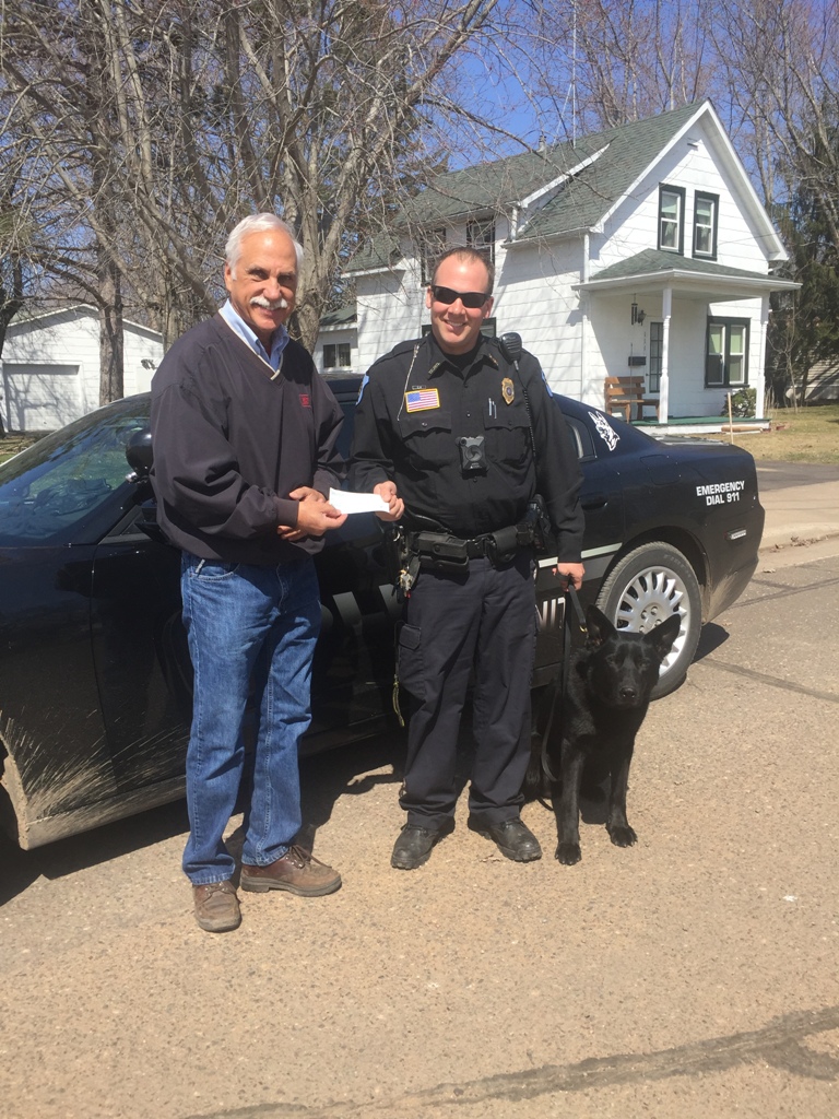 18 04 Association Donation to Turtle Lake Police Small